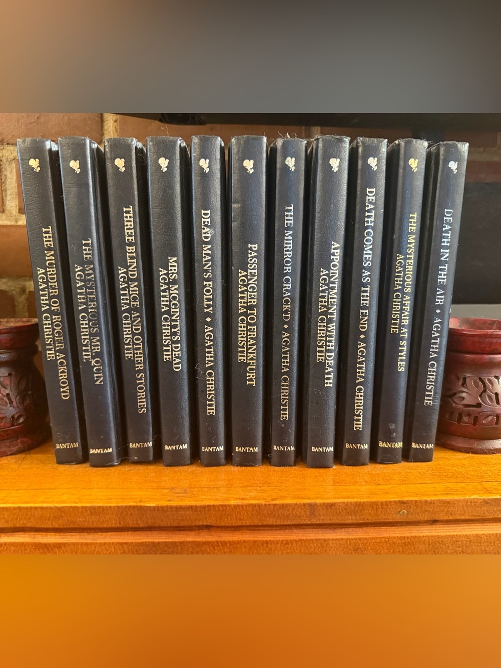 Bantam Agatha Christie Mystery Collection Hardcover Books- Set of 11